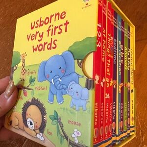Usborne Very First Words Book Set - Yellow and Red